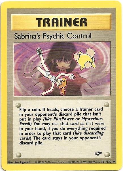 Sabrina's Psychic Control (121/132) [Gym Challenge Unlimited] | Enigma On Main