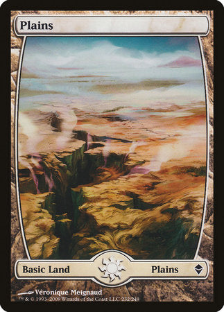 Plains (232) - Full Art [Zendikar] | Enigma On Main