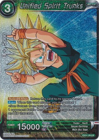 Unified Spirit Trunks (Foil) (EX01-06) [Mighty Heroes] | Enigma On Main