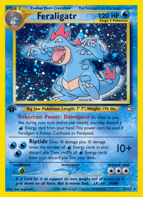 Feraligatr (5/111) [Neo Genesis 1st Edition] | Enigma On Main