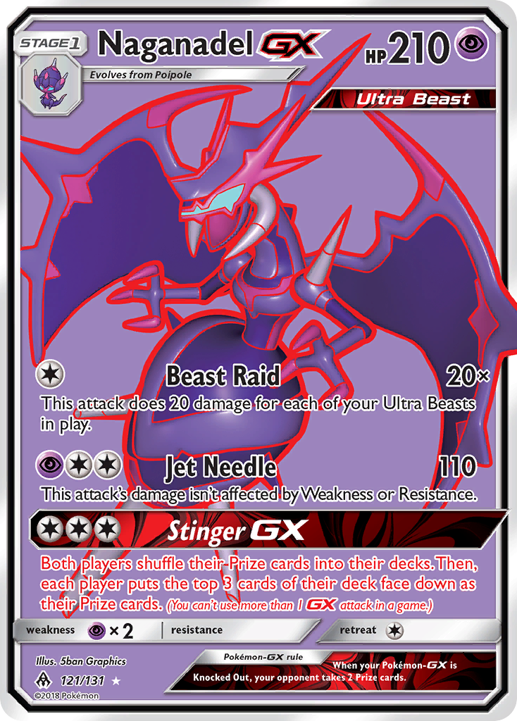 Naganadel GX (121/131) [Sun & Moon: Forbidden Light] | Enigma On Main