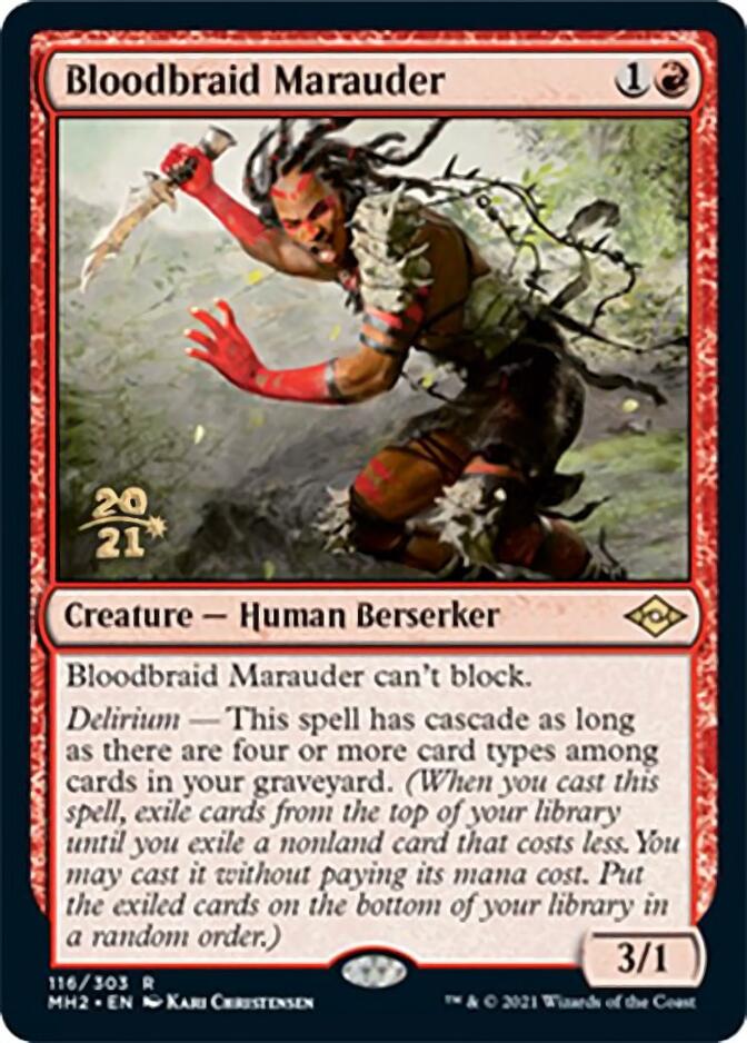 Bloodbraid Marauder [Modern Horizons 2 Prerelease Promos] | Enigma On Main