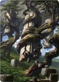 Forest 2 Art Card [Zendikar Rising Art Series] | Enigma On Main