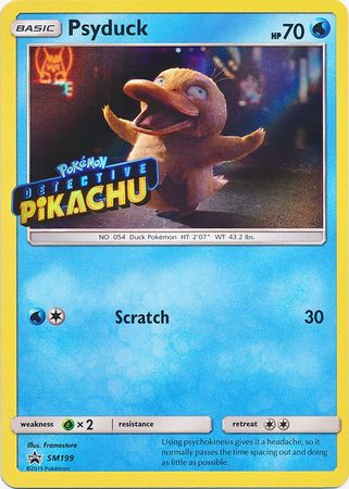 Psyduck Detective (SM199) (Pikachu Stamped) [Sun & Moon: Black Star Promos] | Enigma On Main