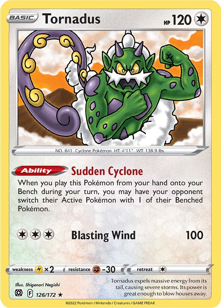 Tornadus (126/172) [Sword & Shield: Brilliant Stars] | Enigma On Main