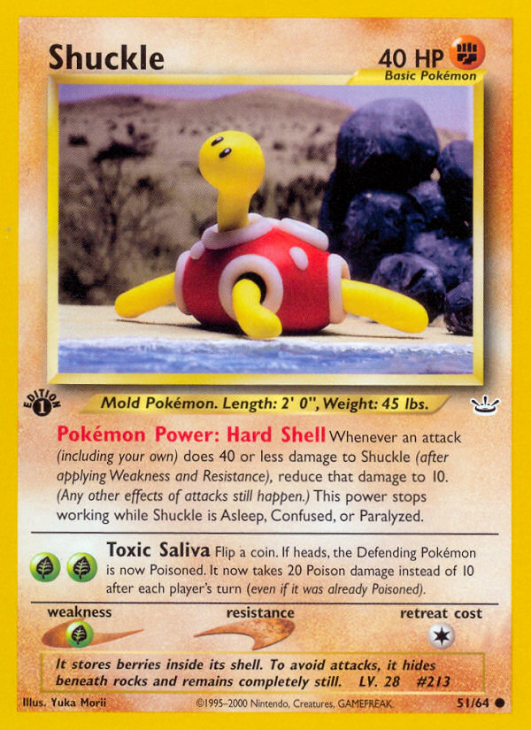 Shuckle (51/64) [Neo Revelation 1st Edition] | Enigma On Main