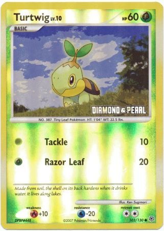 Turtwig (103/130) [Burger King Promos: 2008 Collection] | Enigma On Main