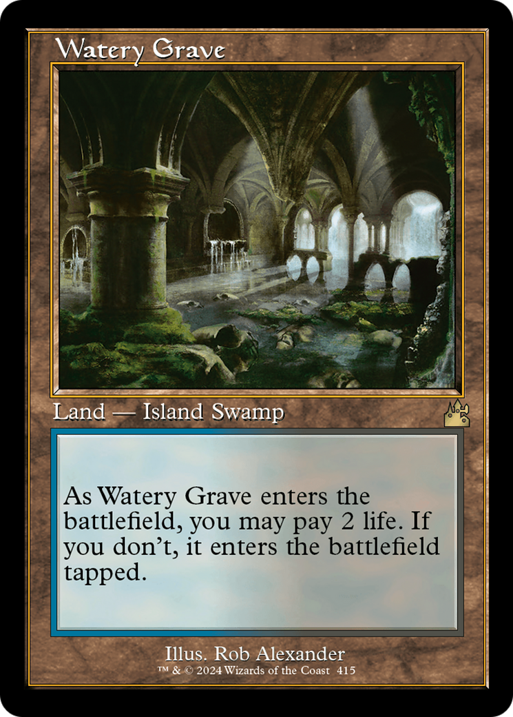 Watery Grave (Retro) [Ravnica Remastered] | Enigma On Main