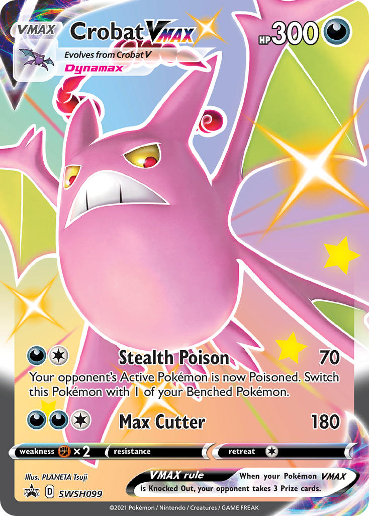 Crobat VMAX (SWSH099) (Jumbo Card) [Sword & Shield: Black Star Promos] | Enigma On Main