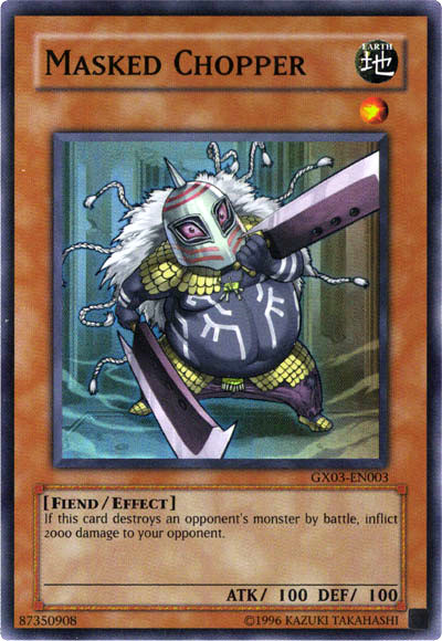 Masked Chopper [GX03-EN003] Super Rare | Enigma On Main