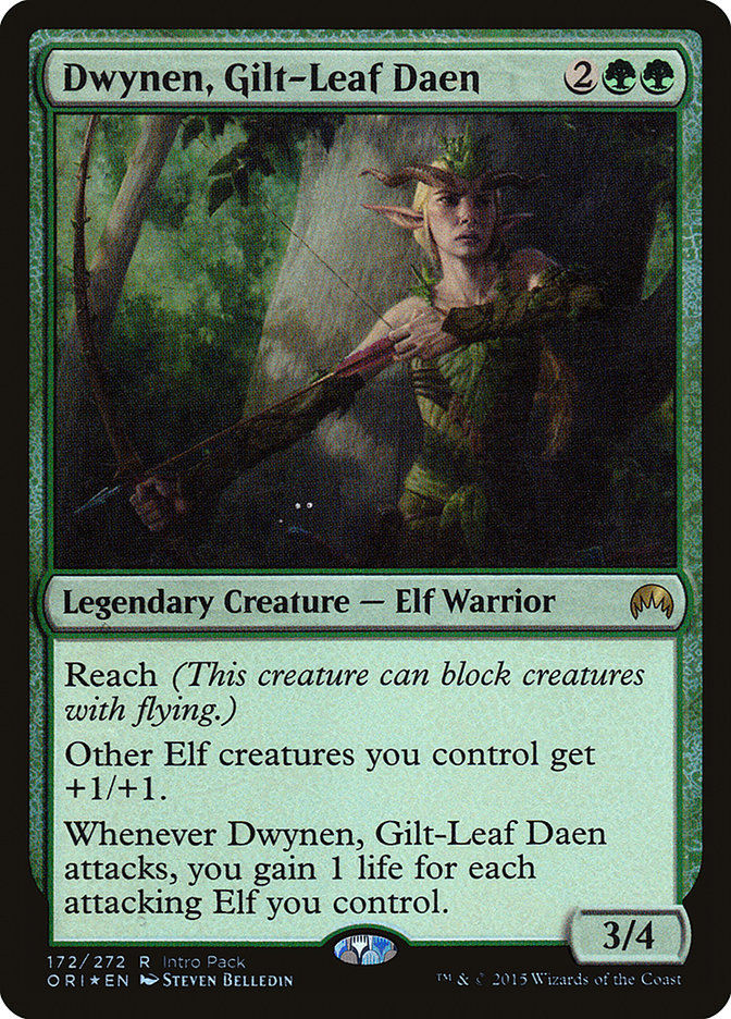 Dwynen, Gilt-Leaf Daen [Magic Origins Promos] | Enigma On Main