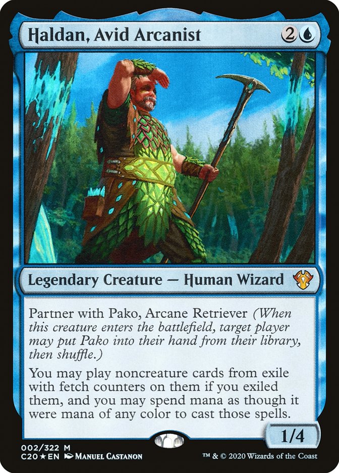 Haldan, Avid Arcanist [Commander 2020] | Enigma On Main