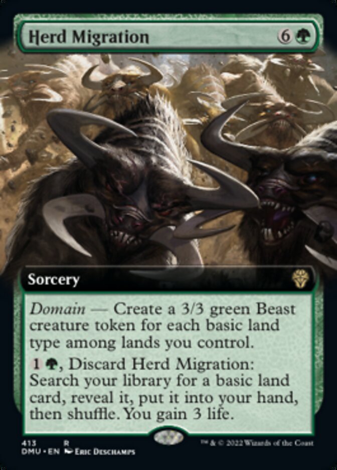 Herd Migration (Extended Art) [Dominaria United] | Enigma On Main