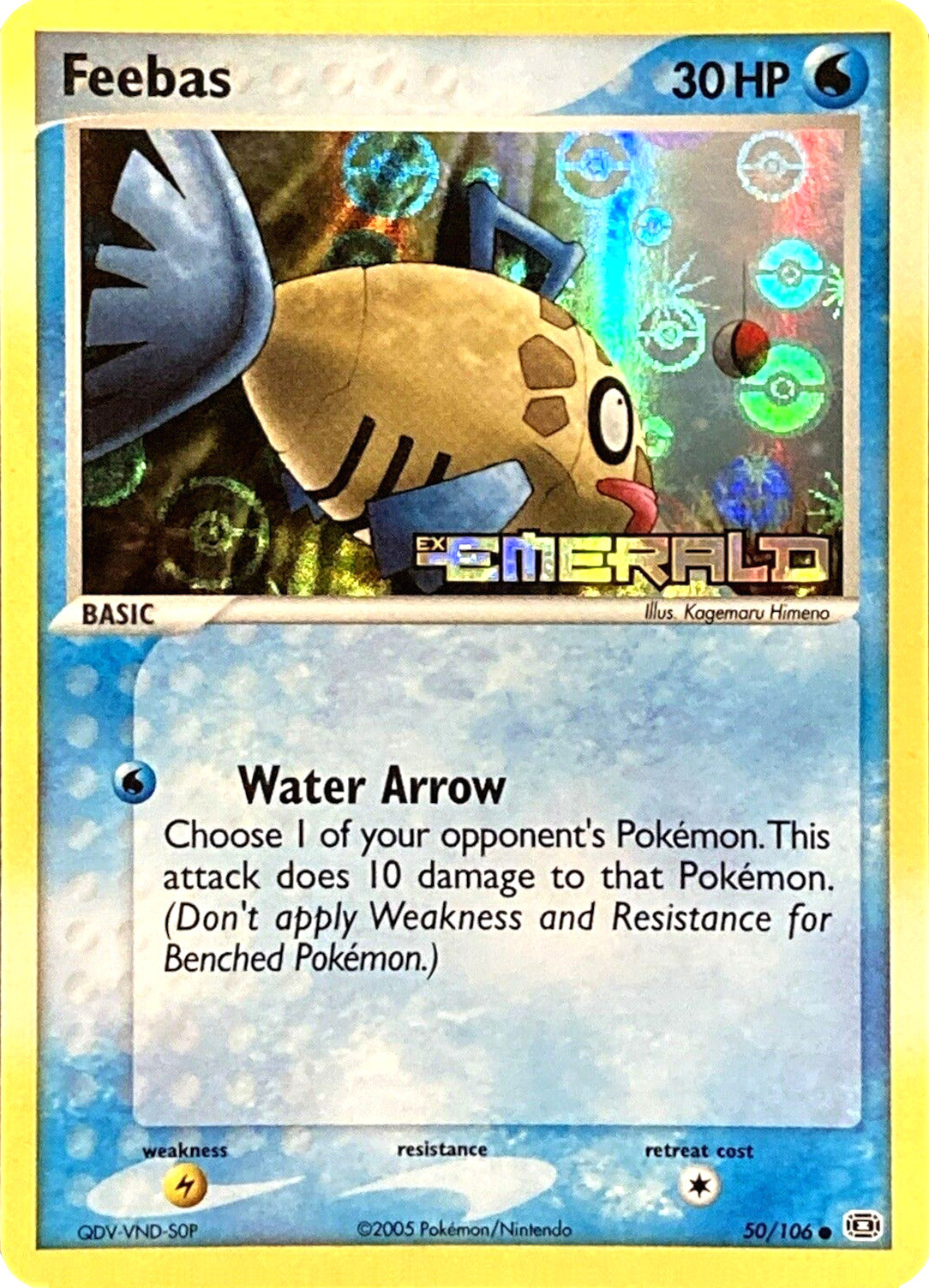 Feebas (50/106) (Stamped) [EX: Emerald] | Enigma On Main