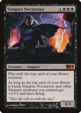 Vampire Nocturnus [Duels of the Planeswalkers Promos 2012] | Enigma On Main