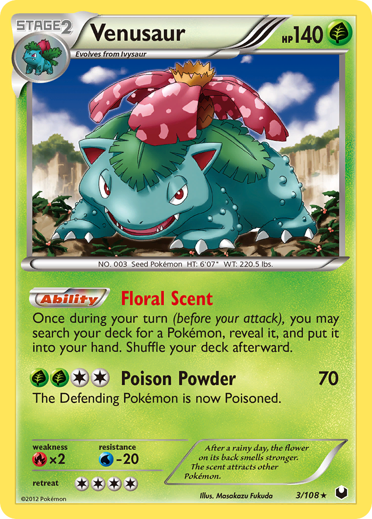 Venusaur (3/108) [Black & White: Dark Explorers] | Enigma On Main