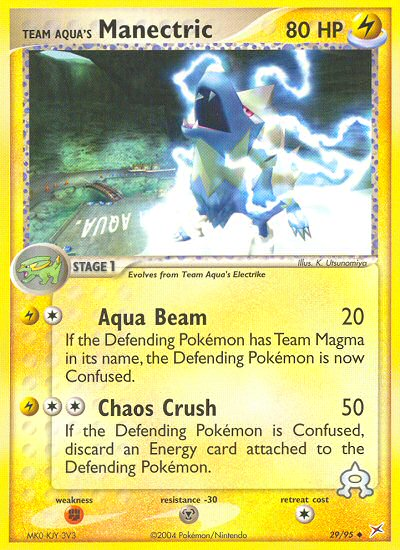 Team Aqua's Manectric (29/95) [EX: Team Magma vs Team Aqua] | Enigma On Main