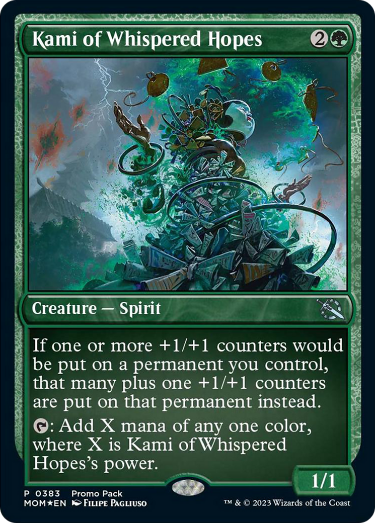 Kami of Whispered Hopes (Promo Pack) [March of the Machine Promos] | Enigma On Main