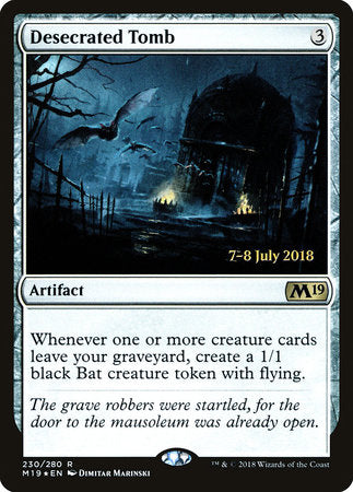 Desecrated Tomb [Core Set 2019 Promos] | Enigma On Main