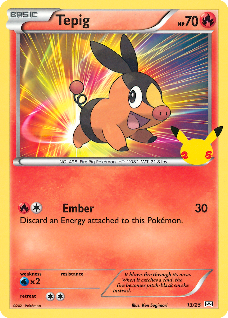 Tepig (13/25) [McDonald's 25th Anniversary] | Enigma On Main