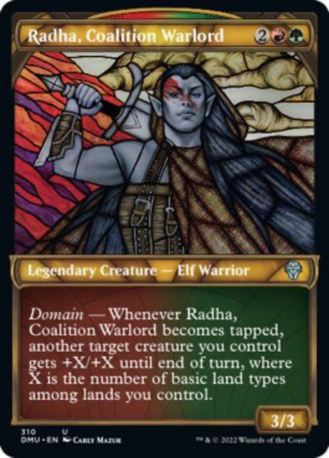 Radha, Coalition Warlord (Showcase) [Dominaria United] | Enigma On Main