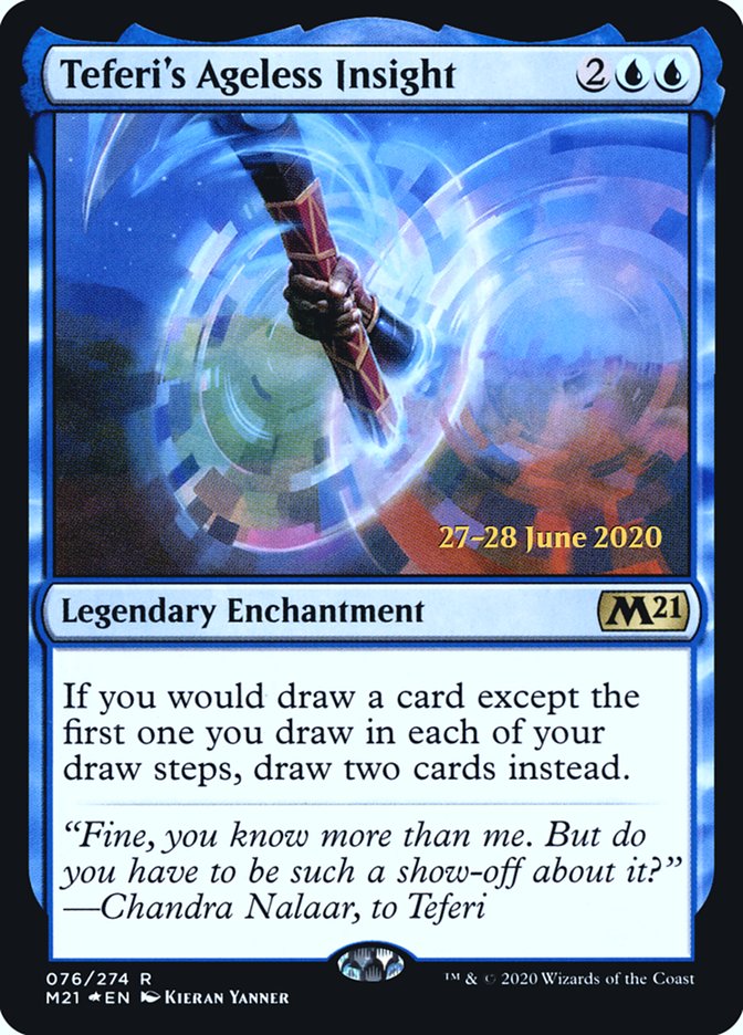 Teferi's Ageless Insight  [Core Set 2021 Prerelease Promos] | Enigma On Main