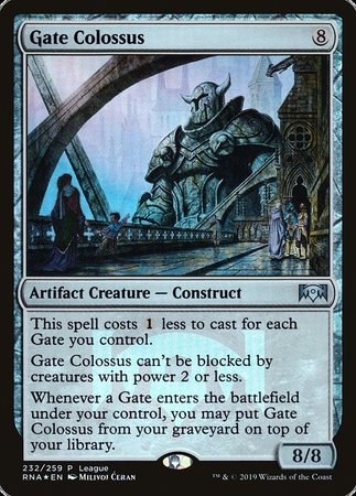 Gate Colossus [Ravnica Allegiance Promos] | Enigma On Main