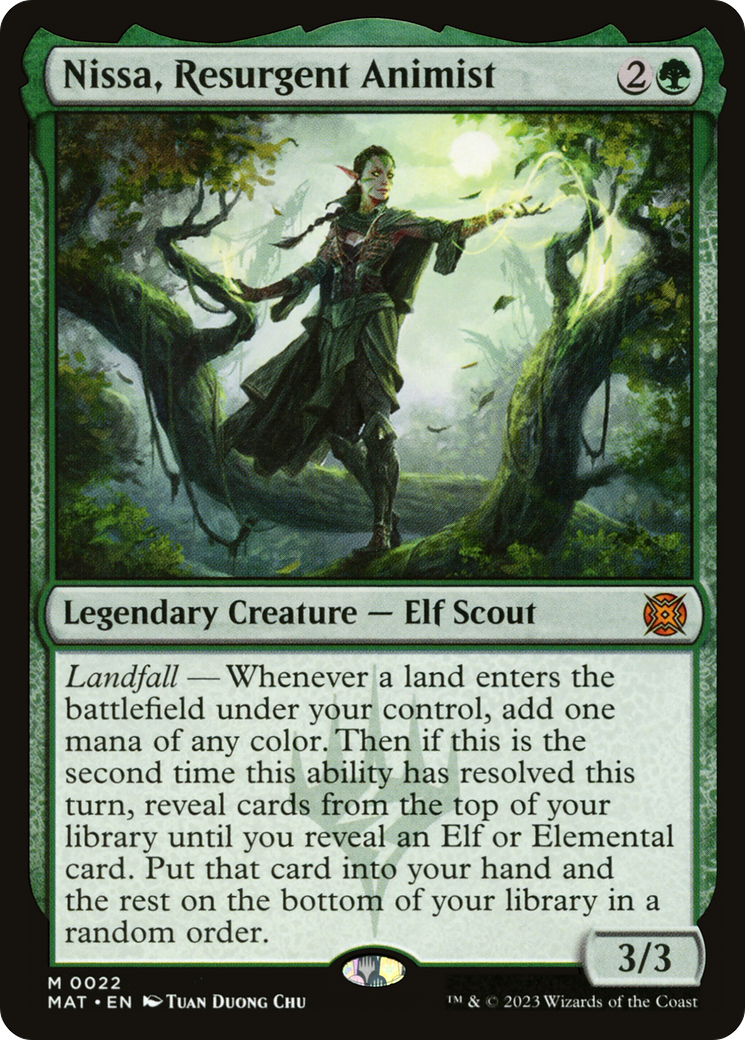 Nissa, Resurgent Animist [March of the Machine: The Aftermath] | Enigma On Main