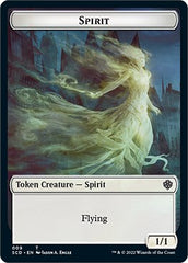 Cat Bird // Spirit Double-Sided Token [Starter Commander Decks] | Enigma On Main