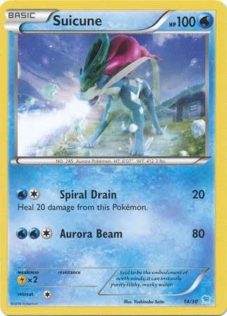 Suicune (14/30) [XY: Trainer Kit 3 - Suicune] | Enigma On Main