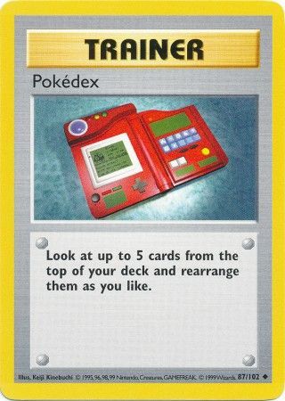 Pokedex (87/102) [Base Set Shadowless Unlimited] | Enigma On Main