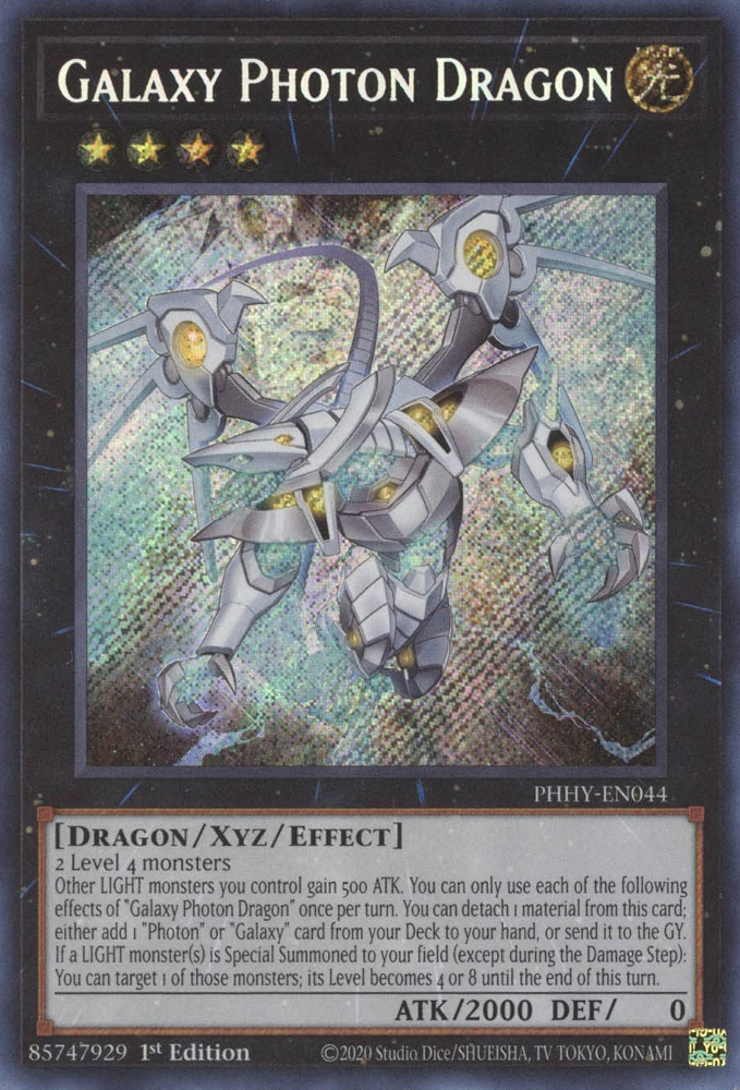 Galaxy Photon Dragon [PHHY-EN044] Secret Rare | Enigma On Main