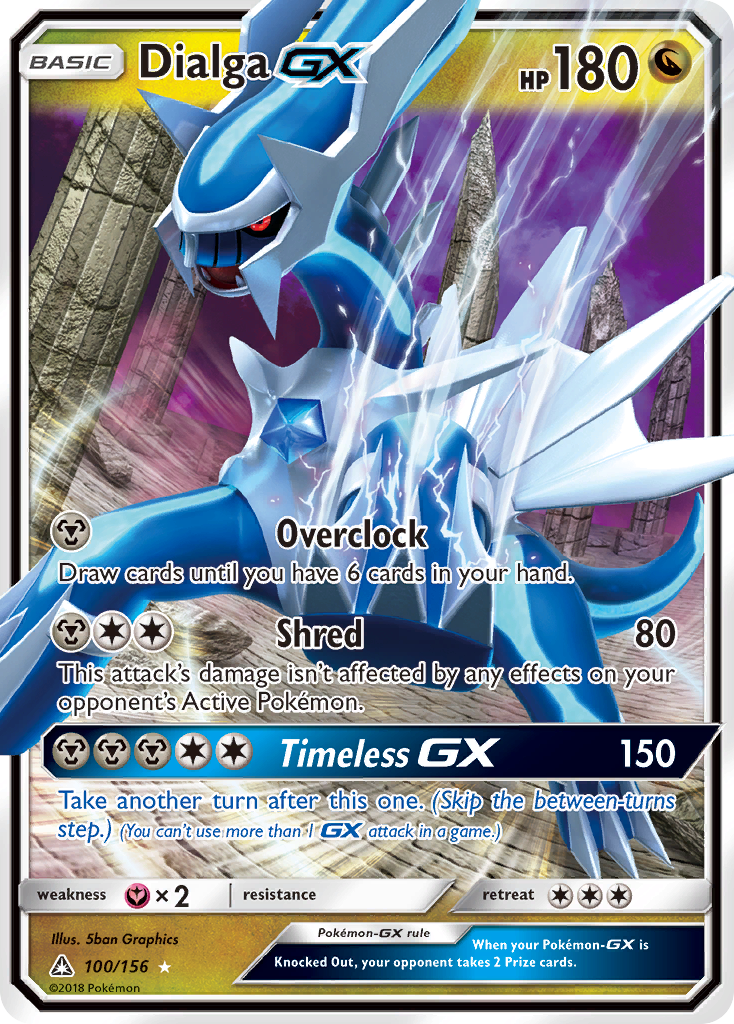 Dialga GX (100/156) [Sun & Moon: Ultra Prism] | Enigma On Main