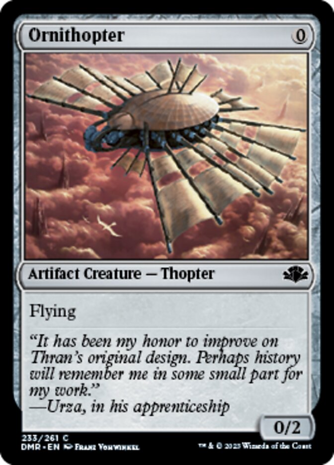 Ornithopter [Dominaria Remastered] | Enigma On Main