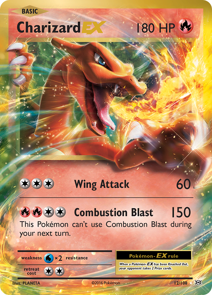 Charizard EX (12/108) [XY: Evolutions] | Enigma On Main