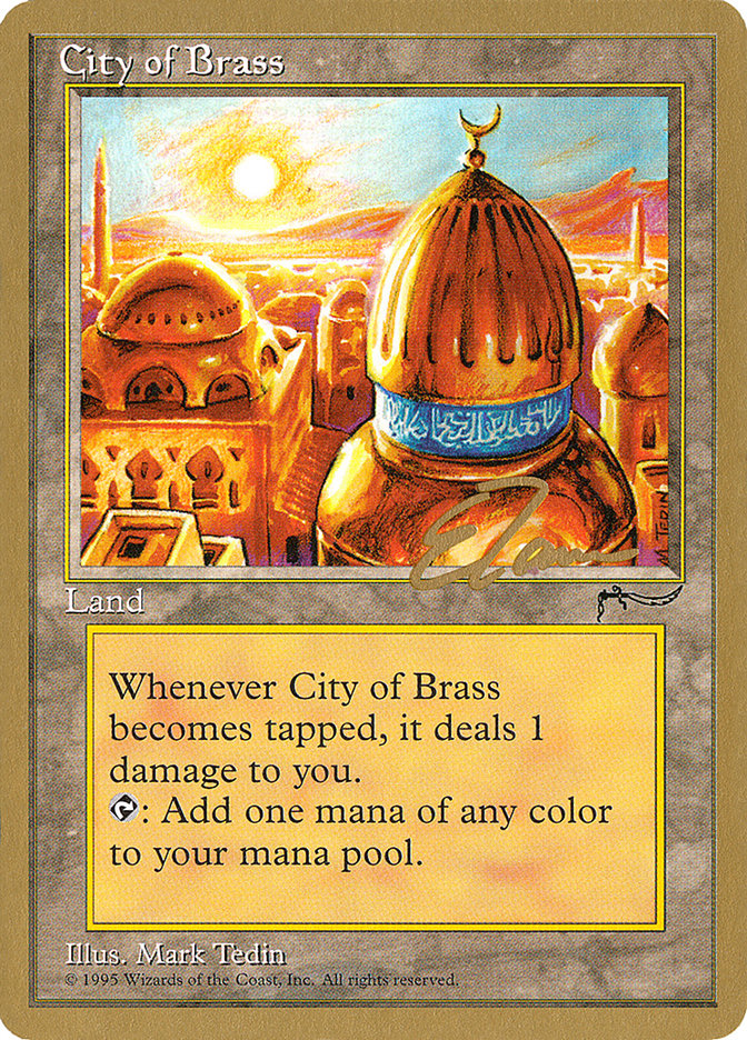 City of Brass (Eric Tam) [Pro Tour Collector Set] | Enigma On Main