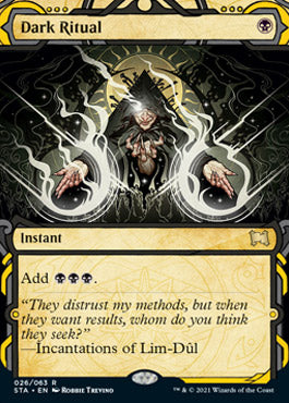 Dark Ritual  (Etched Foil) [Strixhaven Mystical Archive] | Enigma On Main