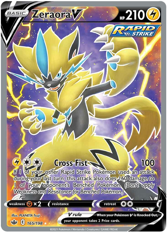 Zeraora V (165/198) [Sword & Shield: Chilling Reign] | Enigma On Main