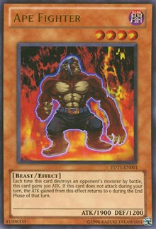 Ape Fighter (5D's Duel Transer) [Yu-Gi-Oh! Video Game Promotional Cards] [YDT1-EN001] | Enigma On Main