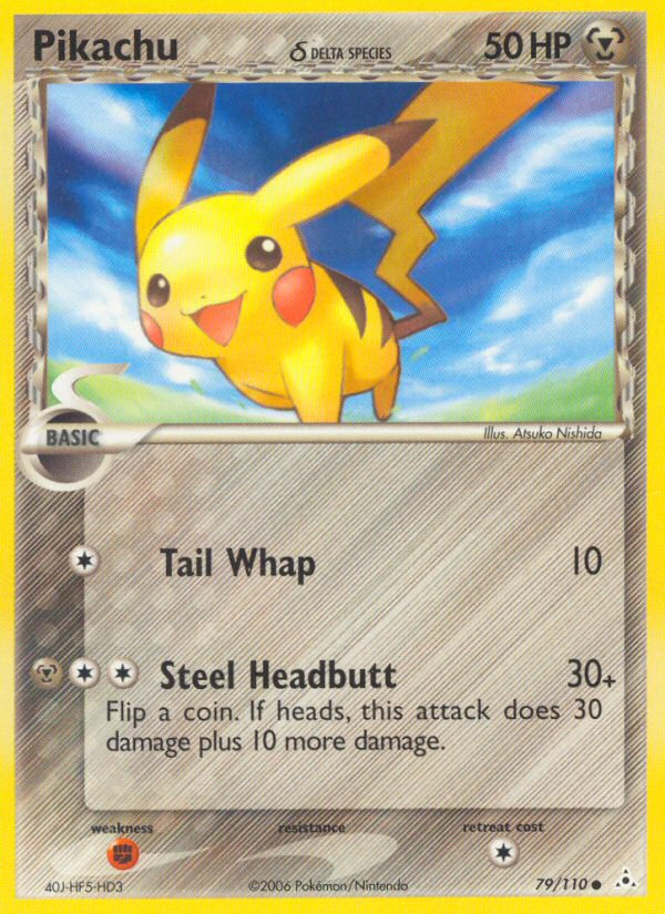 Pikachu (79/110) (Delta Species) [EX: Holon Phantoms] | Enigma On Main