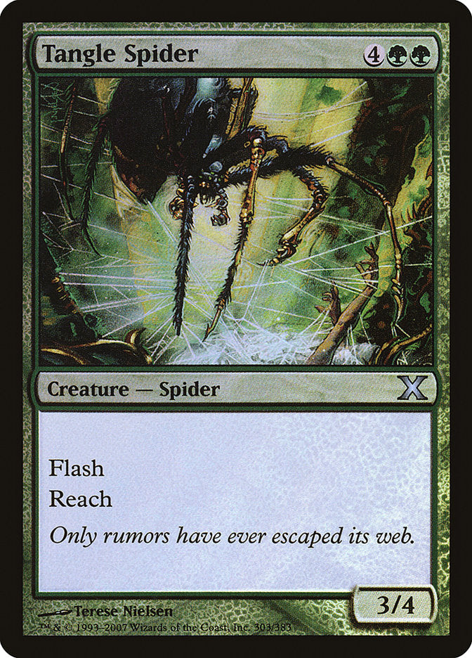 Tangle Spider (Premium Foil) [Tenth Edition] | Enigma On Main