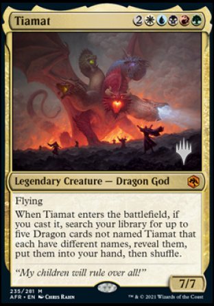 Tiamat (Promo Pack) [Dungeons & Dragons: Adventures in the Forgotten Realms Promos] | Enigma On Main