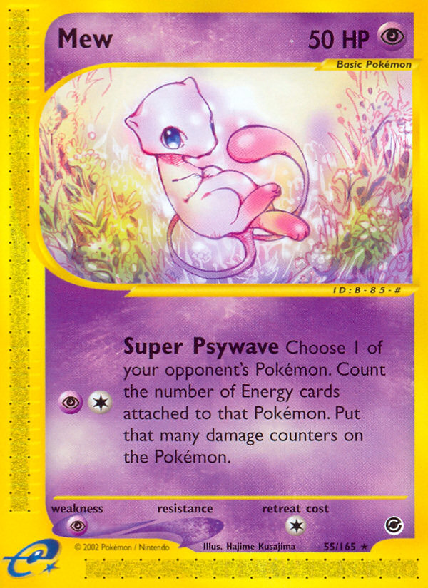 Mew (55/165) [Expedition: Base Set] | Enigma On Main