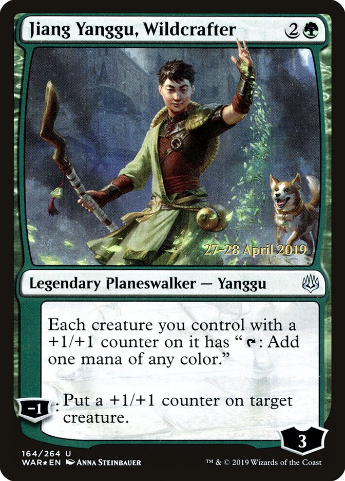 Jiang Yanggu, Wildcrafter  [War of the Spark Prerelease Promos] | Enigma On Main