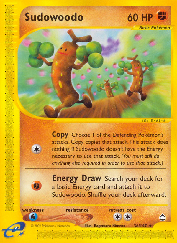 Sudowoodo (36/147) [Aquapolis] | Enigma On Main