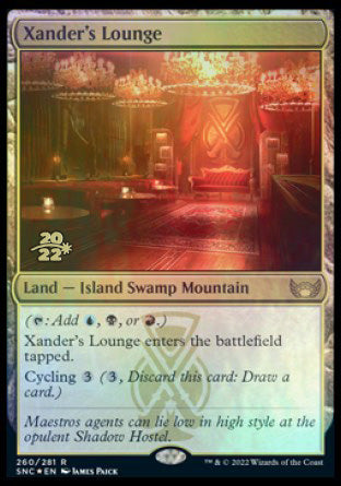 Xander's Lounge [Streets of New Capenna Prerelease Promos] | Enigma On Main