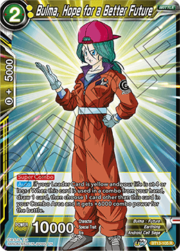 Bulma, Hope for a Better Future (Rare) [BT13-105] | Enigma On Main