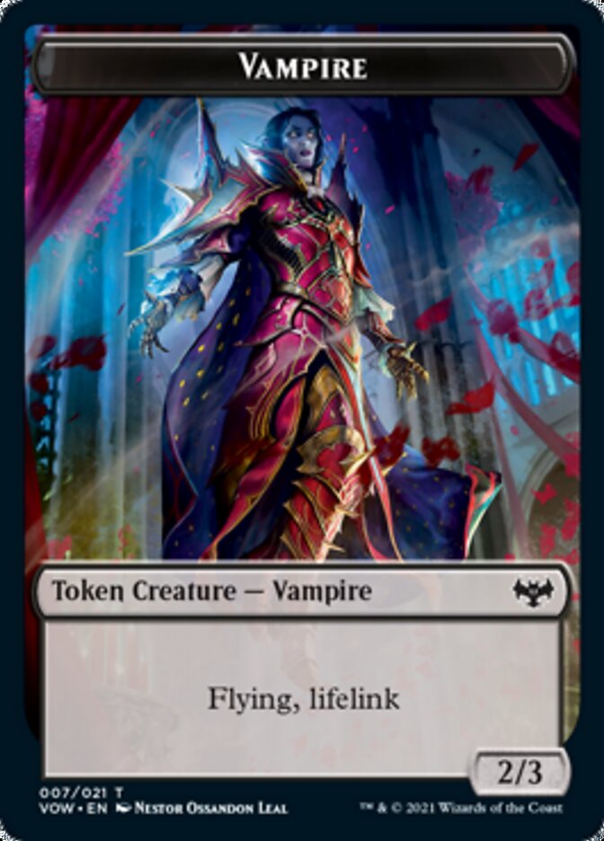 Vampire Token (007) [Innistrad: Crimson Vow Tokens] | Enigma On Main