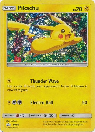 Pikachu (SM04) (General Mills Promo) [Sun & Moon: Black Star Promos] | Enigma On Main