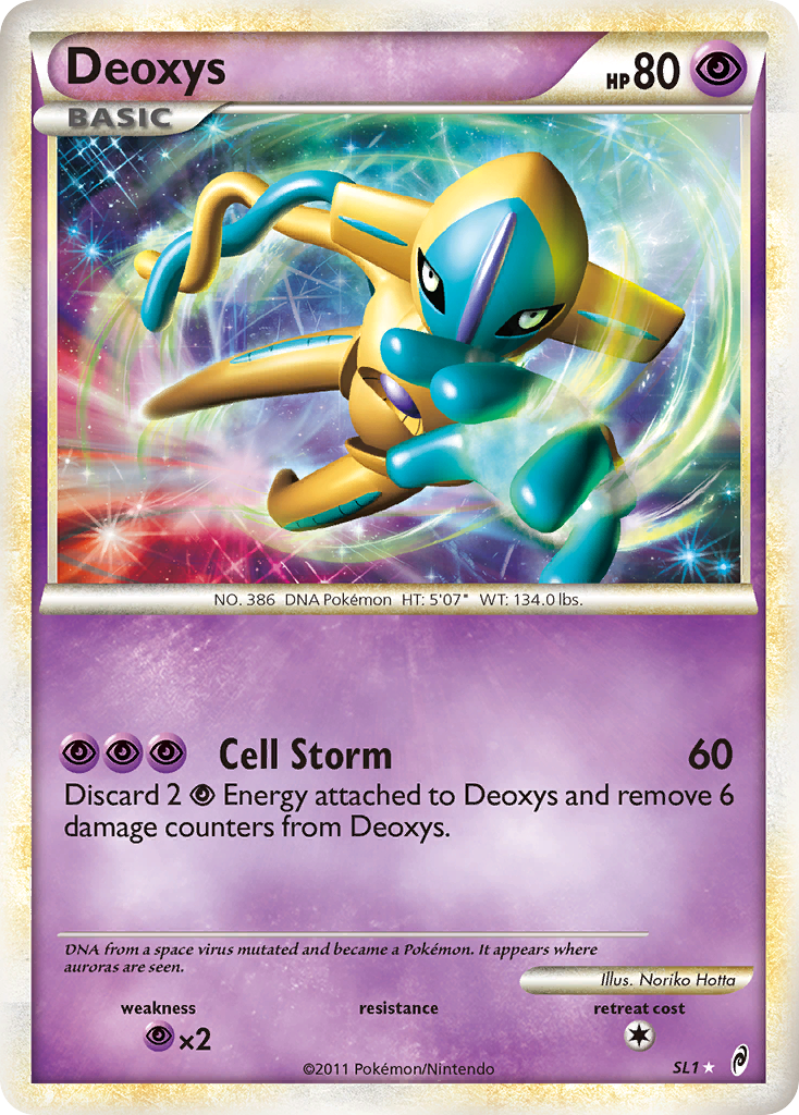 Deoxys (SL1) [HeartGold & SoulSilver: Call of Legends] | Enigma On Main